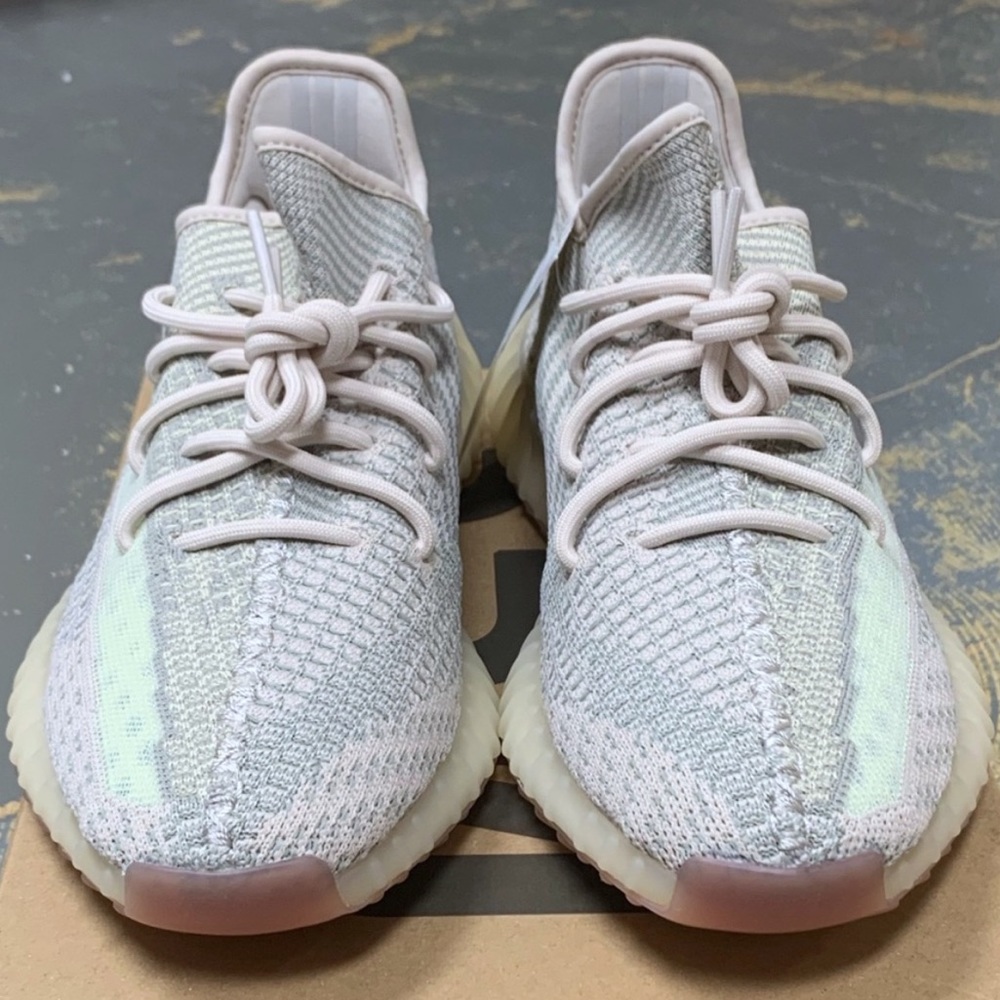 Adidas Boost Yeezy 350 V2 Citrin FW3042 10 - Picture 3 of 8